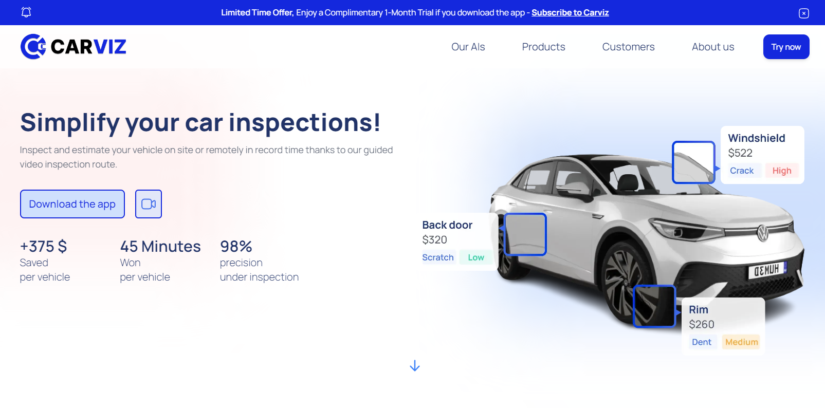 Carviz Inspection véhicule d'occasions logo